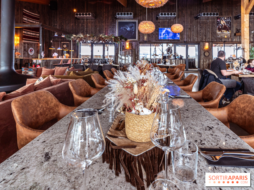 Bo Ranch, le restaurant - bar, site événementiel et lieu de compétition de Reining -  grande tables