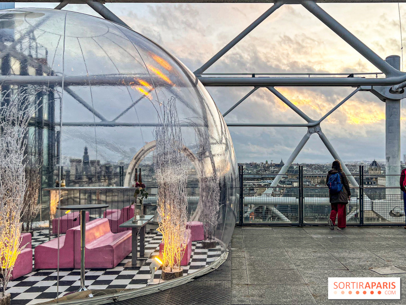 Bulle de rêves : la terrasse d'hiver du restaurant George au sommet du Centre Pompidou