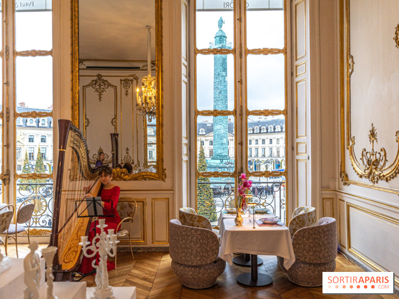 Café Ginori à Paris - tea time et apéritivo Place Vendôme - harpe