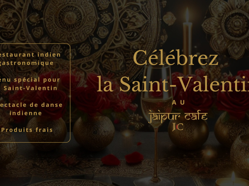 Un repas de Saint Valentin dans un restaurant indien de qualité ! - bandeau jaipur