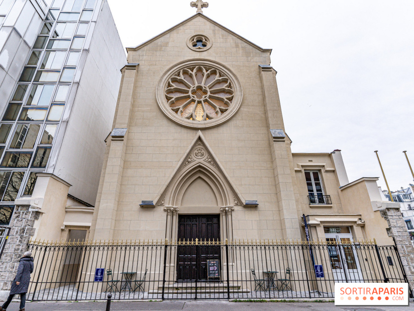 Climbing District Sèvres-Lecourbe, la salle d'escalade dans l'ancienne église Sainte-Rita dans le 15e -  A7C2046