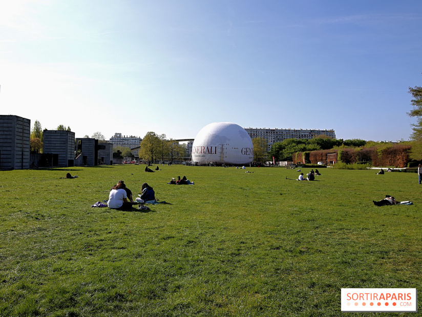 Ballon de Paris au parc André-Citroën : nos photos du gonflement - Ballon de Paris Generali 1