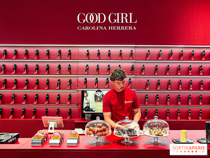 Good Girl Coffee Shop : le café-pop up experientiel du nouveau parfum de Carolina Herrera, à Paris - image00070