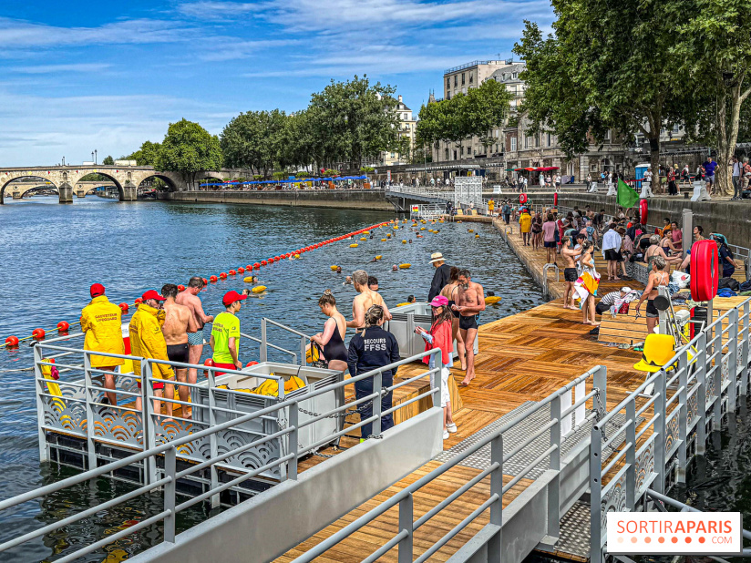 Baignade Seine Bras Marie