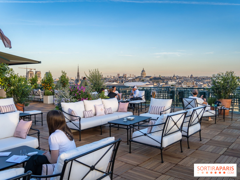 Céleste, le bar estival en rooftop du Cheval Blanc se dévoile