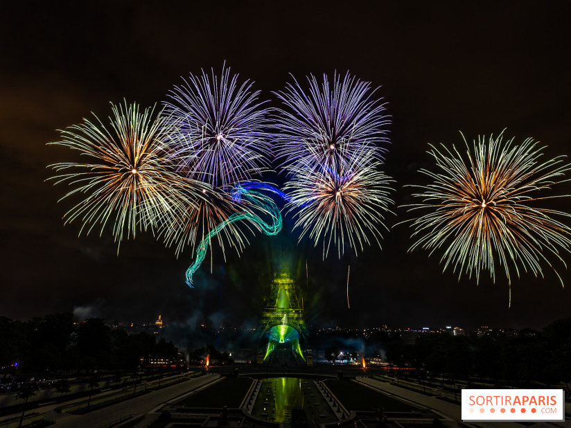Le feu d’artifice du 14 juillet 2025 de Paris - les photos