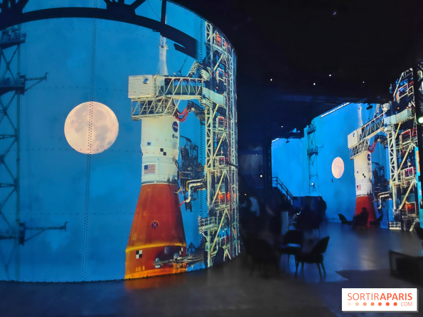 Destination Lune : un voyage immersif dans les étoiles à l'Atelier des Lumières - photos - fotor 1758652212111