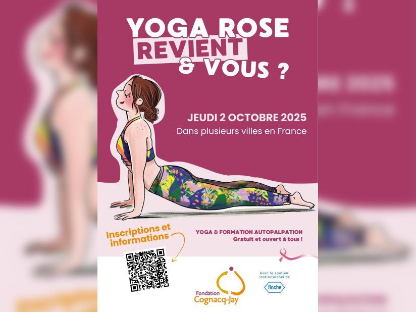 Yoga Rose - Affiche yoga rose 2025 fondation