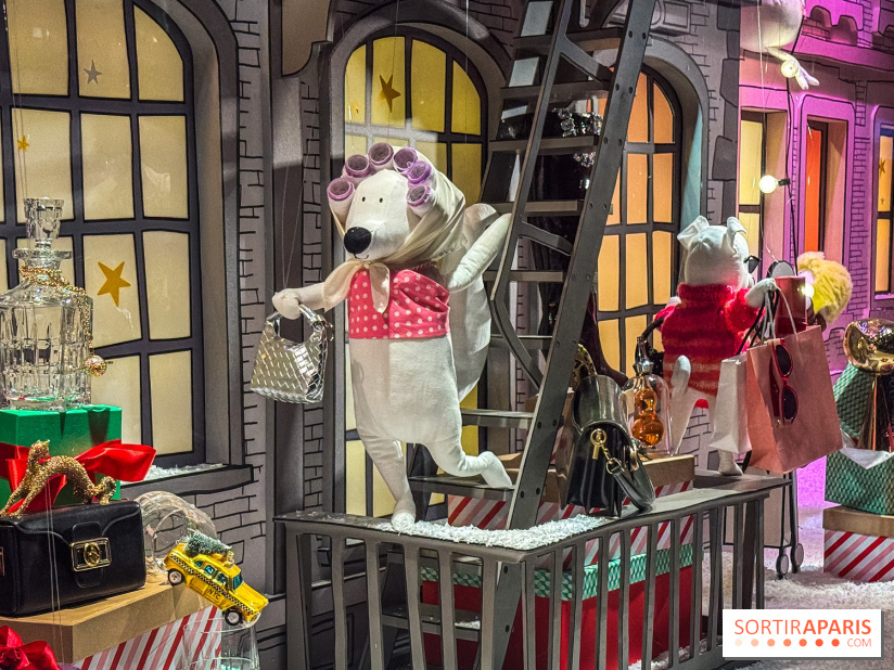 Les vitrines de Noël du Printemps Haussmann à Paris 2025 avec Diane Kruger, les photos - IMG 0598