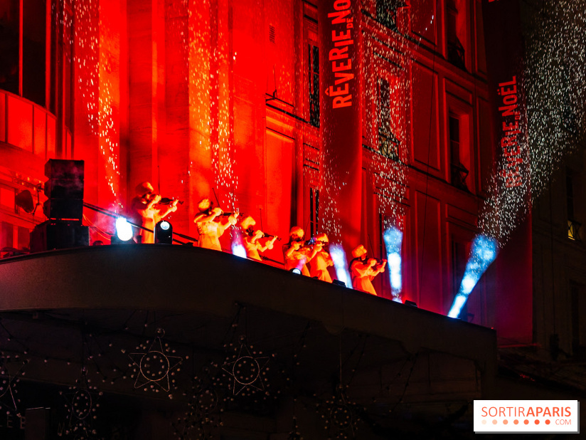 Inauguration des vitrines de Noël du BHV Marais à Paris 2025 avec Vincent Niclo et Vitaa - photos - A7C01314