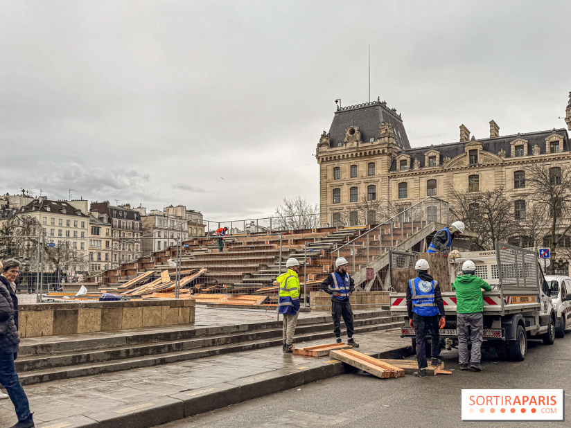 Gradins Notre-Dame de Paris
