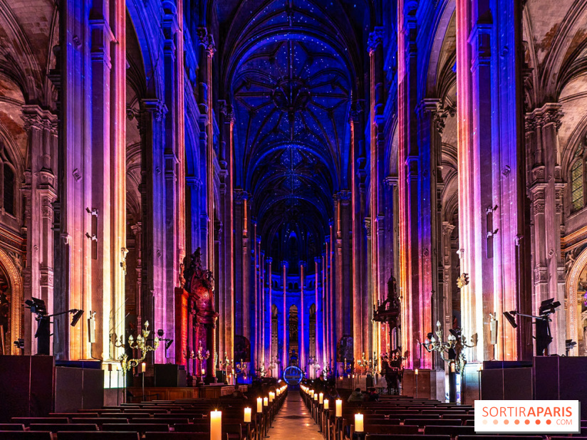 L'Odyssée Céleste à l'église Saint-Eustache à Paris, le nouveau spectacle Luminiscence 