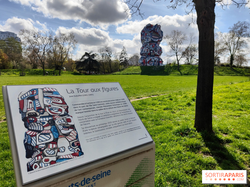 La Tour aux Figures de Jean Dubuffet - Hauts-de-Seine