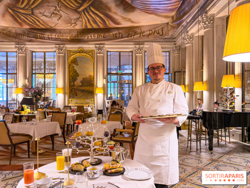 Tea Time de Cedric Grolet au Meurice : pâtisseries trompe l'œil et salé revisité