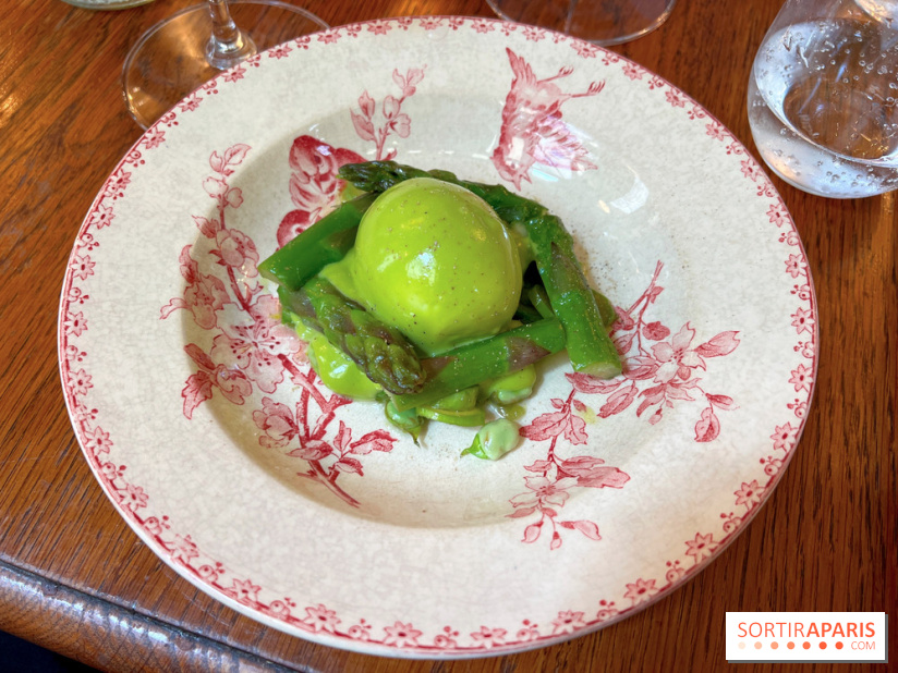 L'Auberge des Crus - Oeuf mollet, asperges vertes