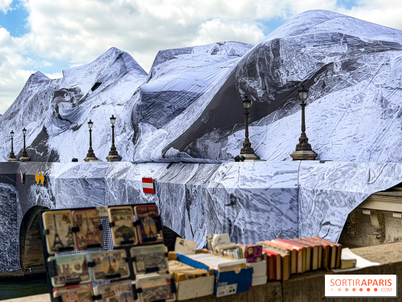 La Caverne du Pont Neuf : le montage de l’installation géante de JR démarre à Paris