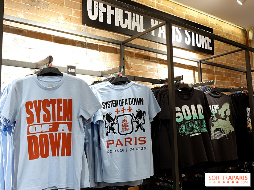 Pop-up store System of a Down à Paris - nos photos