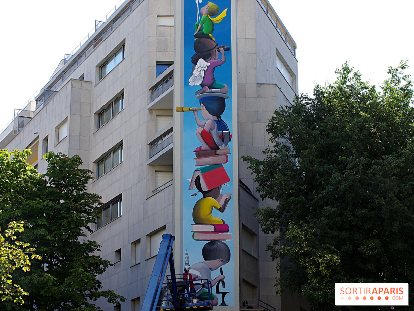 Seth, nos photos de sa nouvelle fresque monumentale à admirer dans le 19e à Paris - Seth 5