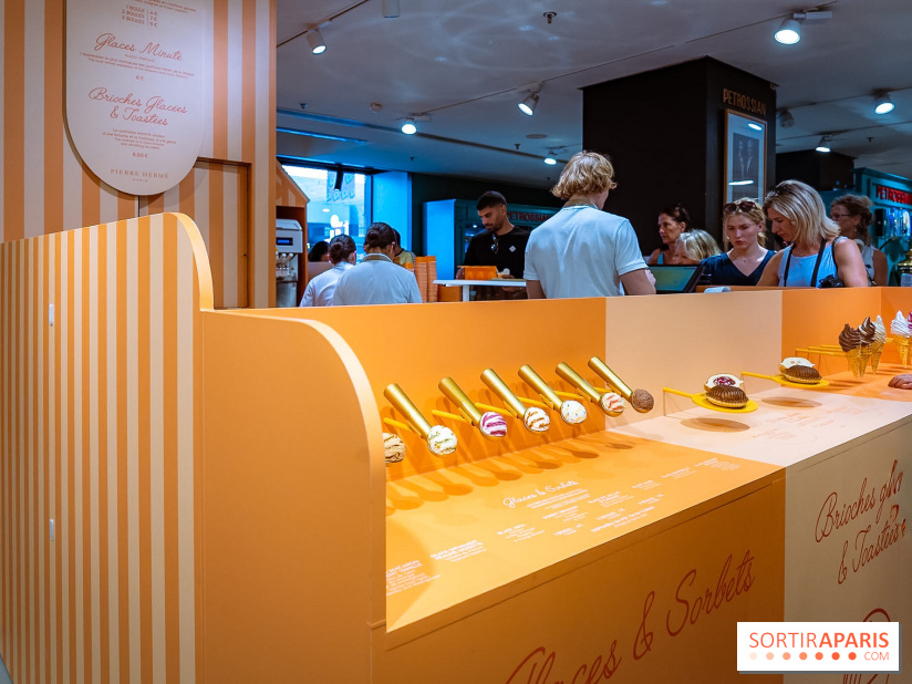 Pierre Hermé ouvre un pop up éphémère aux Galeries Lafayette avec des brioches glacées - nos photos