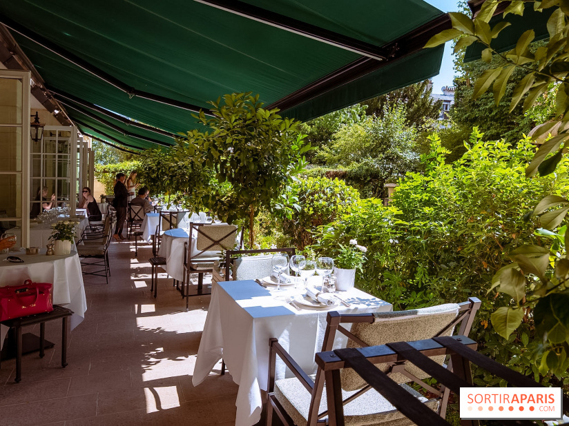La terrasse-jardin de Maison Roland au Shangri-La Paris - les photos