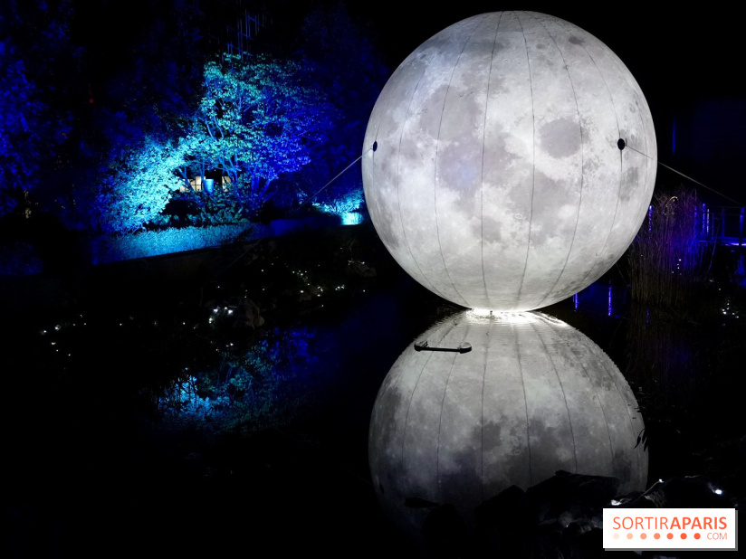 Parc de l'Étrange 2026 : Lune lumineuse sur l’étang nocturne