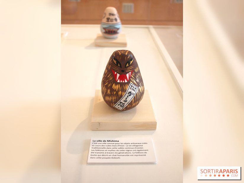 Exposition Okiagari Koboshi, les poupées japonaises au Chai de Bercy