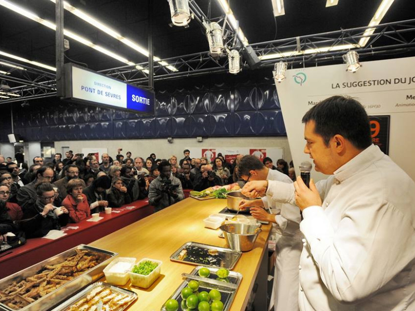 Les grands chefs descendent dans le métro
