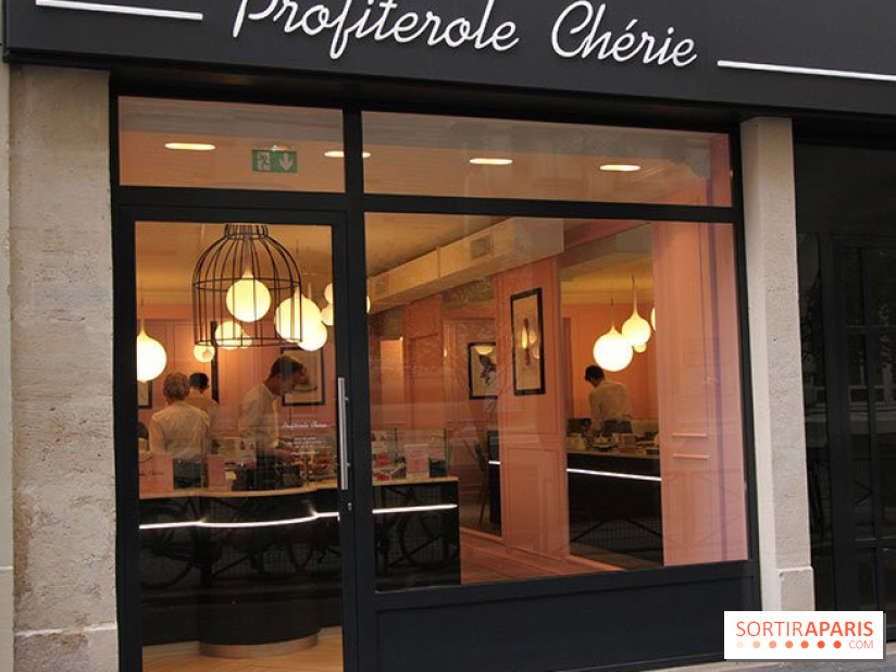 Profiteroles Chérie, le salon de dégustation