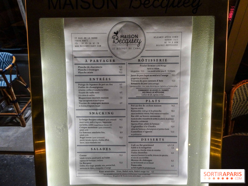 bistrot rotisserie La Maison Becquey