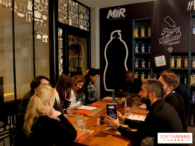 MIR Restaurant, le restaurant l'on le fait sa vaiselle