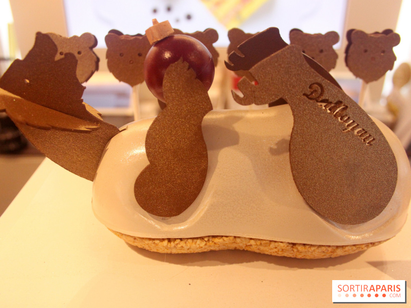 Bûche et chocolats de Noël chez Dalloyau