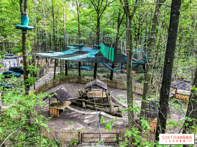 Aventure Floréval, le parcours en pleine nature