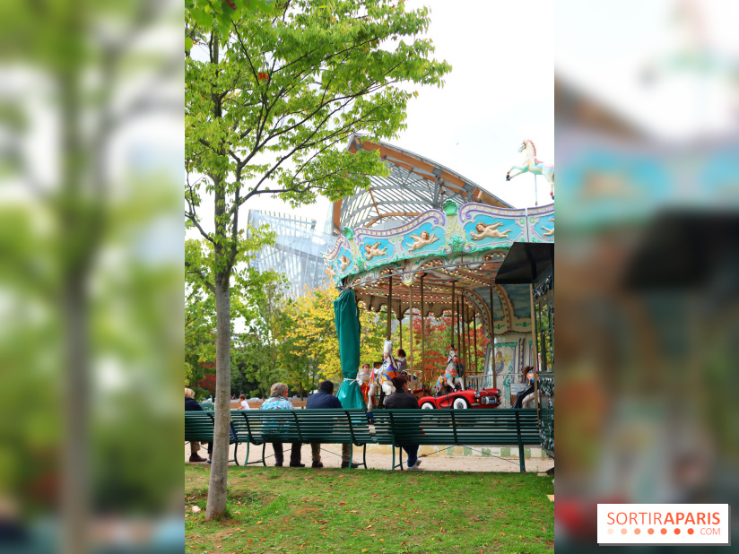 Le Village des Manèges provisoire du Jardin d'Acclimatation