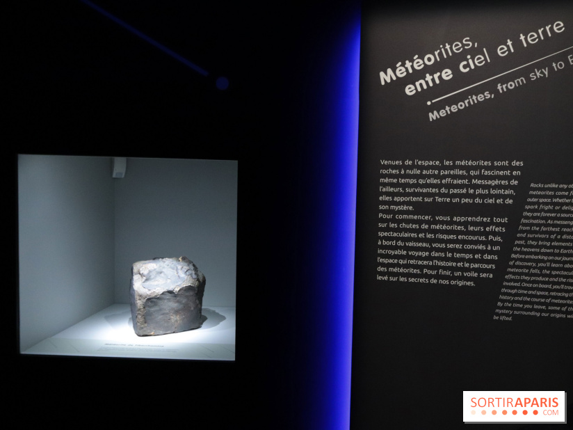 Exposition Météorites au Muséum national d'Histoire naturelle, les photos