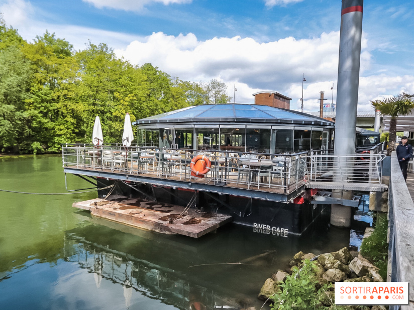 Le River Café, la péniche terrasse-restaurant se renouvelle