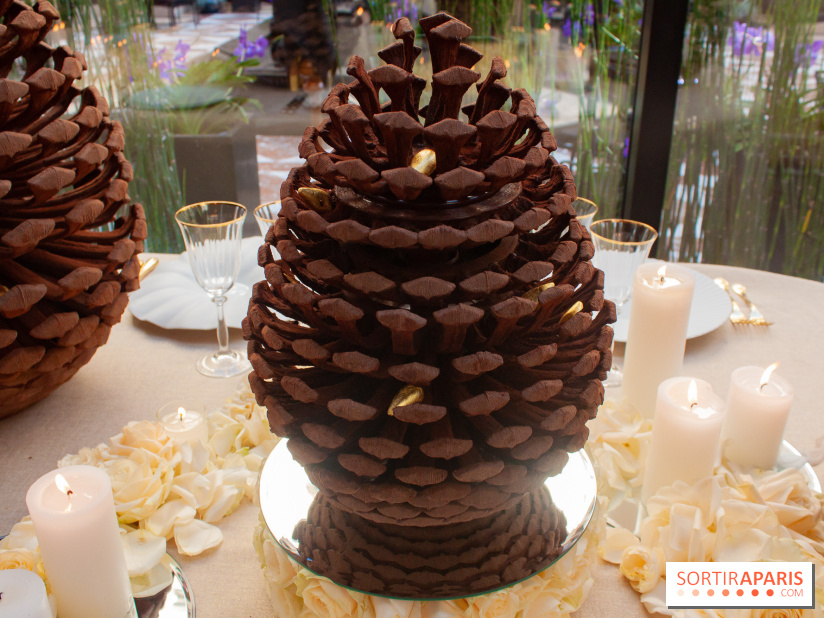 Bûche de Noël 2018 de Maxime Frédéric pour le George V