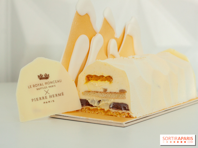 Bûche de Noël 2018 de Royal Monceau x Pierre Hermé