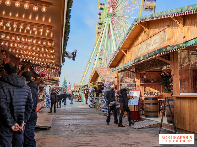 Le Marché de Noël des Tuileries à Paris, Bar à vin