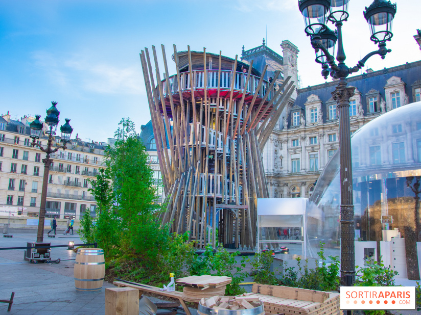 La forêt, une expérience à vivre sur le Parvis de l'Hôtel de Ville