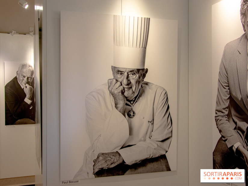 Expo Stéphane de Bourgies, Cinquante portraits de chefs, à la Mairie du 1er