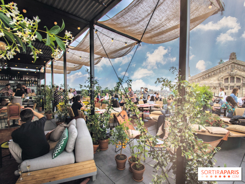 Créatures : le restaurant éphémère sur la terrasse des Galeries Lafayette, les photos
