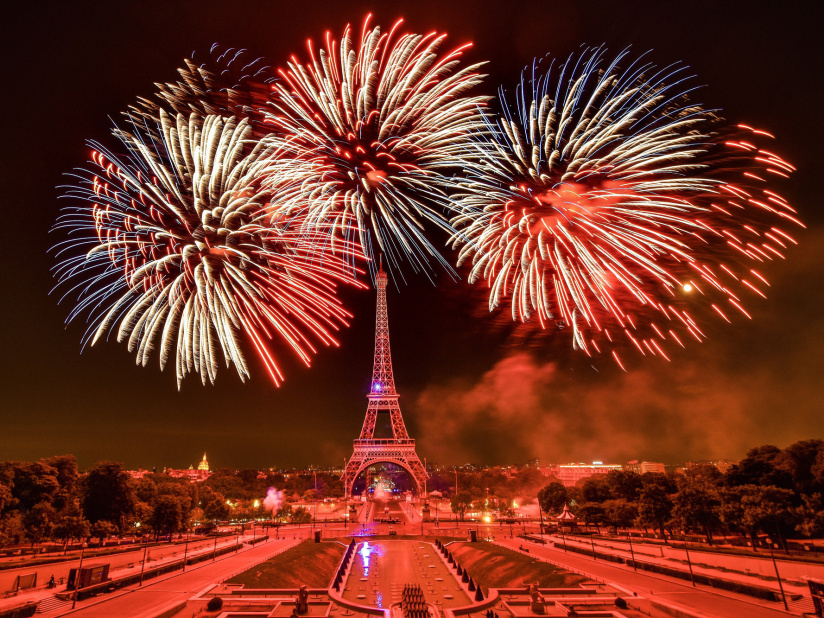 Photos du feu d'artifice de Paris 2019