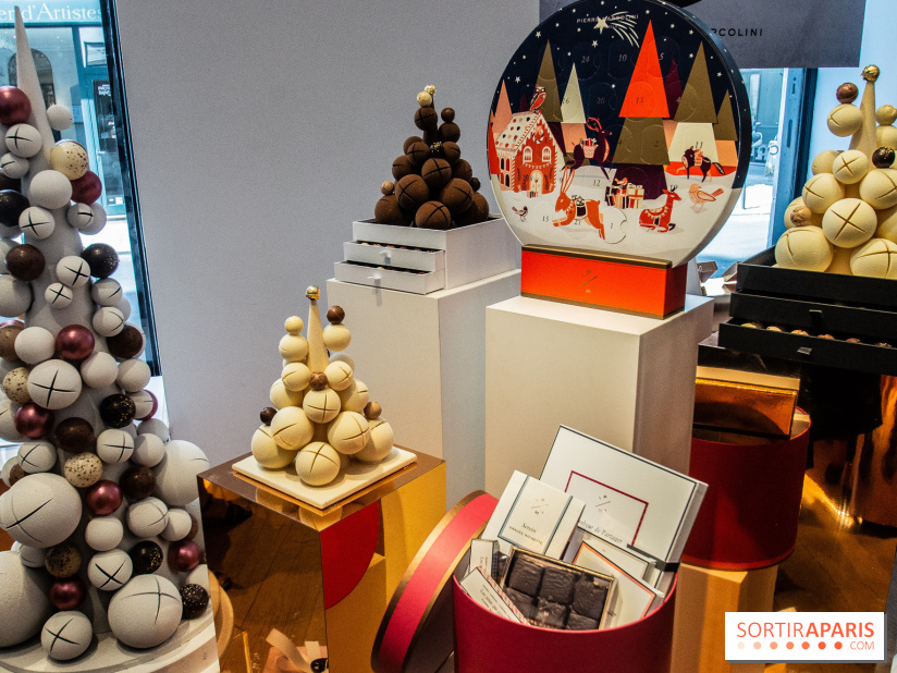 Bûche et chocolats de Noël 2019, galette des rois 2020 by Pierre Marcolini, les photos