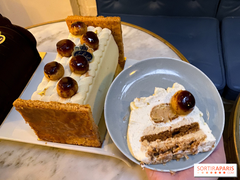 Bûches 2019 de Jeffrey Cagnes pour Stohrer - bûche Saint-Honoré