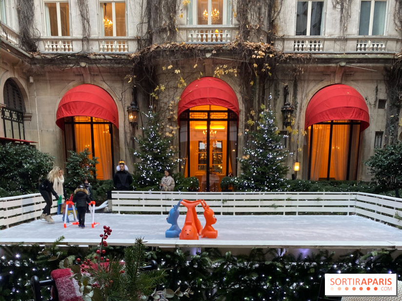La Patinoire de Noël 2019 du Plaza Athenée