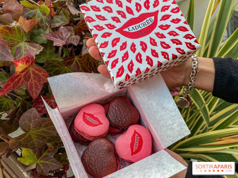 Les Macarons cœur de Saint-Valentin de Ladurée