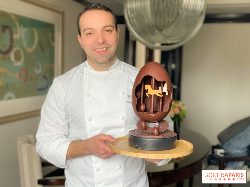 Photos : L’œuf de Pâques Carrousel du Peninsula Paris par Dominique Costa