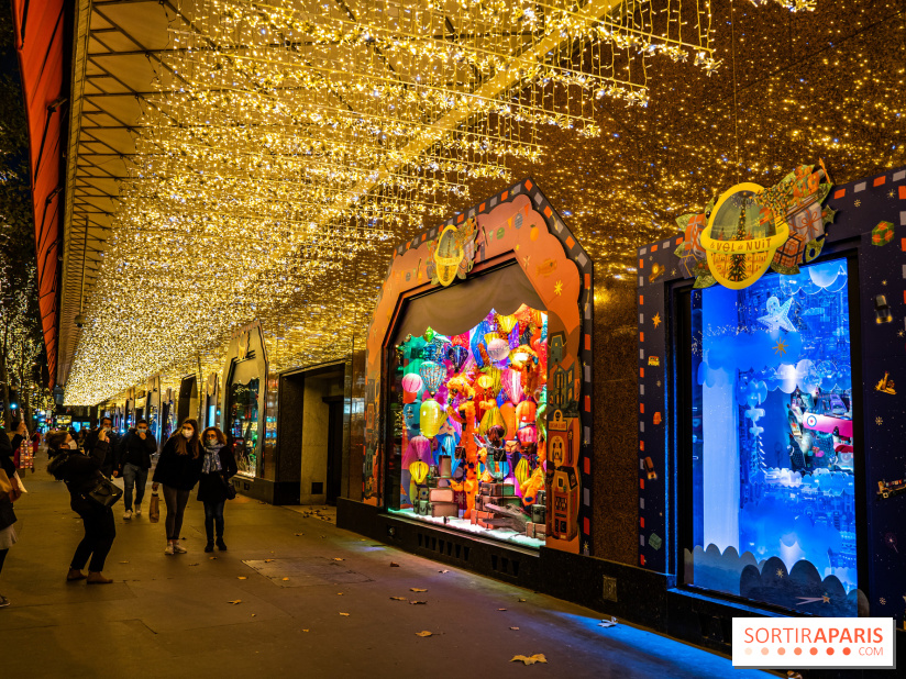 Photos : Les vitrines et sapin de Noël de Noël des Galeries Lafayette 2020