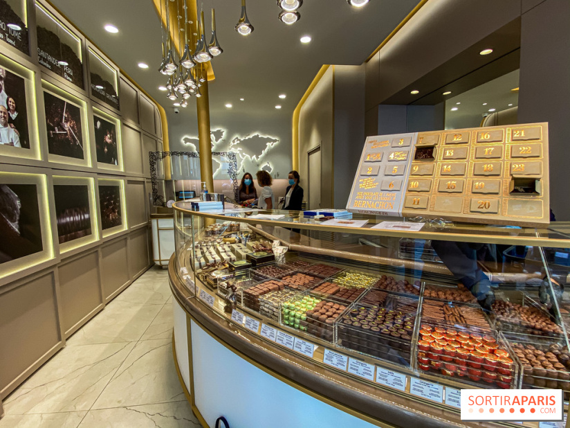 Bûches et chocolats de Noël chez Bernachon