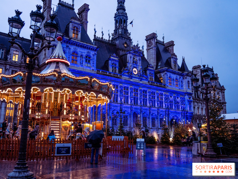 Photos : Village et illuminations de Noël de l'Hôtel de Ville 2020